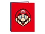 Safta Carpeta de cartón Super Mario Mamma Mia 4 anillas