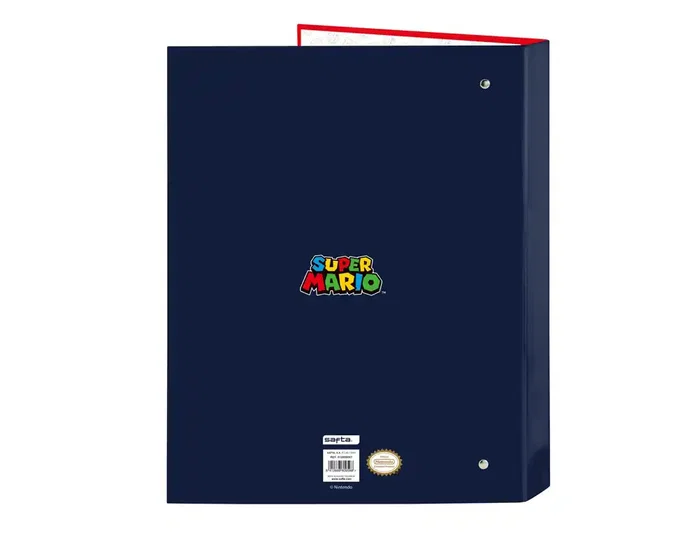 Safta Carpeta de cartón Super Mario Mamma Mia 4 anillas Safta Carpeta de cartón Super Mario Mamma Mia 4 anillas