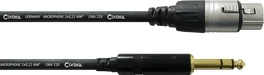 Cordial Cable balanceado XLR hembra a jack de 6,3 mm CFM 1.5 FV de 1,5 m
