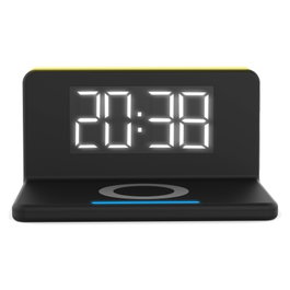 Terratec ChargeAir Reloj despertador digital con carga inductiva 10W