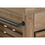 DKD Home Decor Isla de Cocina Abeto y Piedra Sinterizada 142x75x96
