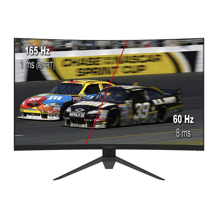 LC-Power Monitor Curvo Gaming 31.5" LC-M32-QHD-165-V2 - QHD 2560x1440, 165 Hz, 4 ms, VA, HDR400, Negro