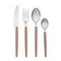 Set 16 Cubiertos Acero Inox y Mango Pp Vita Natura Quid 18-0-1,5 mm