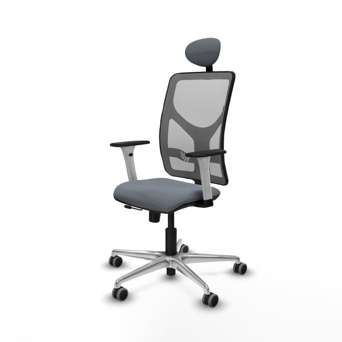 PIQUERAS Y CRESPO Silla de oficina Motilla Gris con mecanismo Sincro/Traslack PIQUERAS Y CRESPO Silla de oficina Motilla Gris con mecanismo Sincro/Traslack