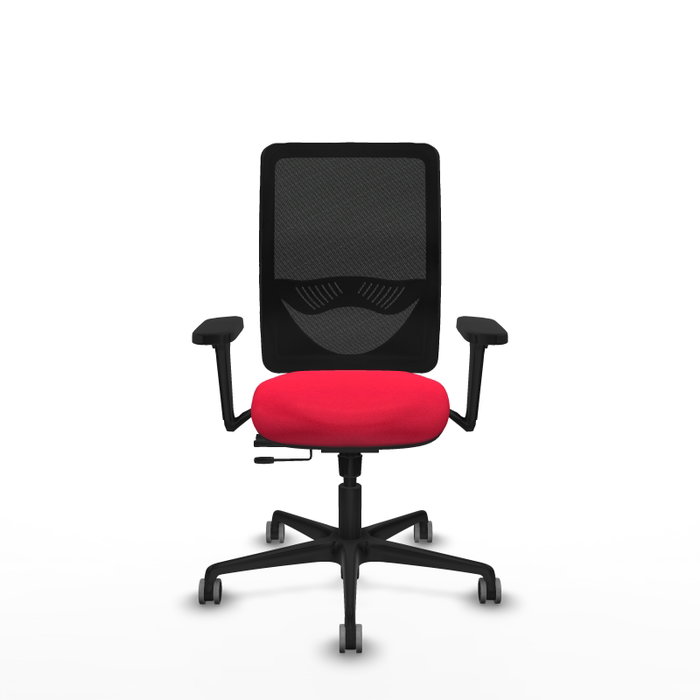 PIQUERAS Y CRESPO Silla de oficina Zulema con mecanismo Sincro/Traslack, Rojo y Negro PIQUERAS Y CRESPO Silla de oficina Zulema con mecanismo Sincro/Traslack, Rojo y Negro