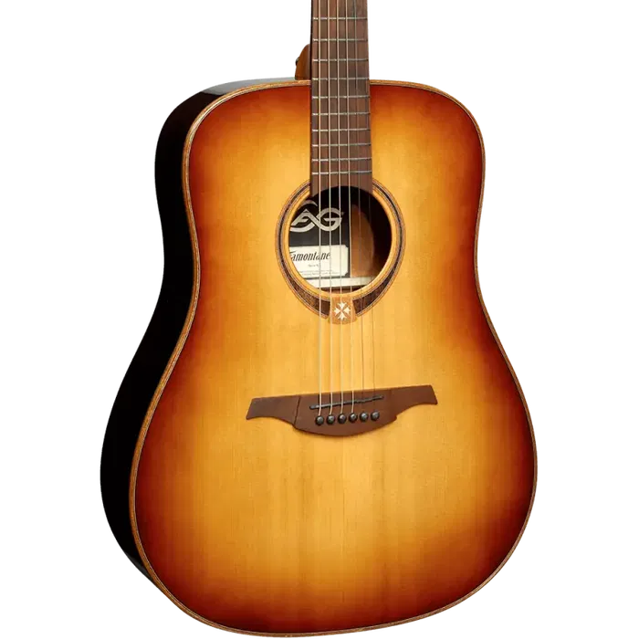 LAG Guitarra Acústica Dreadnought Tramontane 118 - Brown Shadow Lag Acabado Brillante