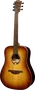 LAG Guitarra Acústica Dreadnought Tramontane 118 - Brown Shadow Lag Acabado Brillante