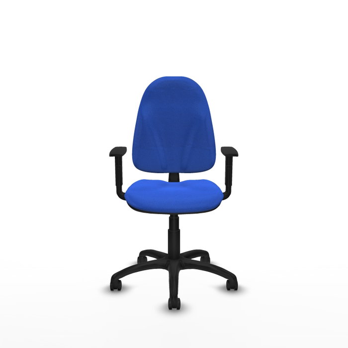 PIQUERAS Y CRESPO Silla de oficina Algarra Azul con Brazos 1D
