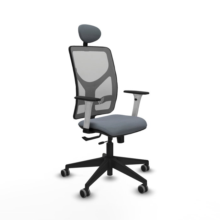 PIQUERAS Y CRESPO Silla de oficina Motilla Gris con Mecanismo Sincro/Traslack PIQUERAS Y CRESPO Silla de oficina Motilla Gris con Mecanismo Sincro/Traslack