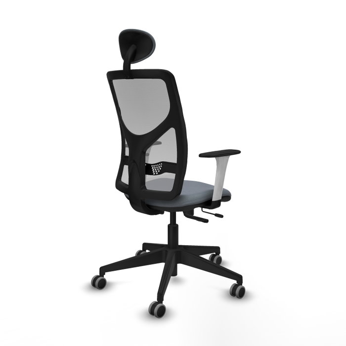 PIQUERAS Y CRESPO Silla de oficina Motilla Gris con Mecanismo Sincro/Traslack PIQUERAS Y CRESPO Silla de oficina Motilla Gris con Mecanismo Sincro/Traslack