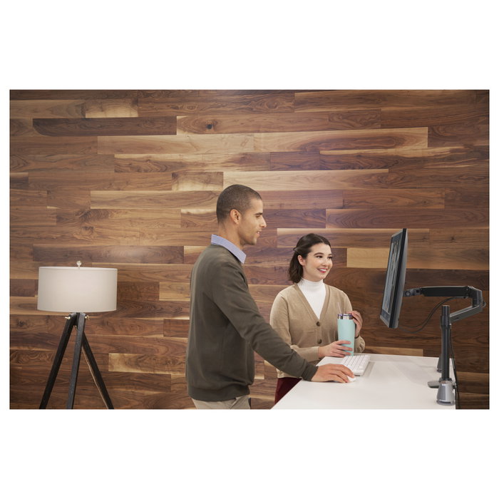 Ergotron LX Monitor Arm de Mesa con Poste Alto, Negro, para Pantallas de hasta 34" (86,4 cm)