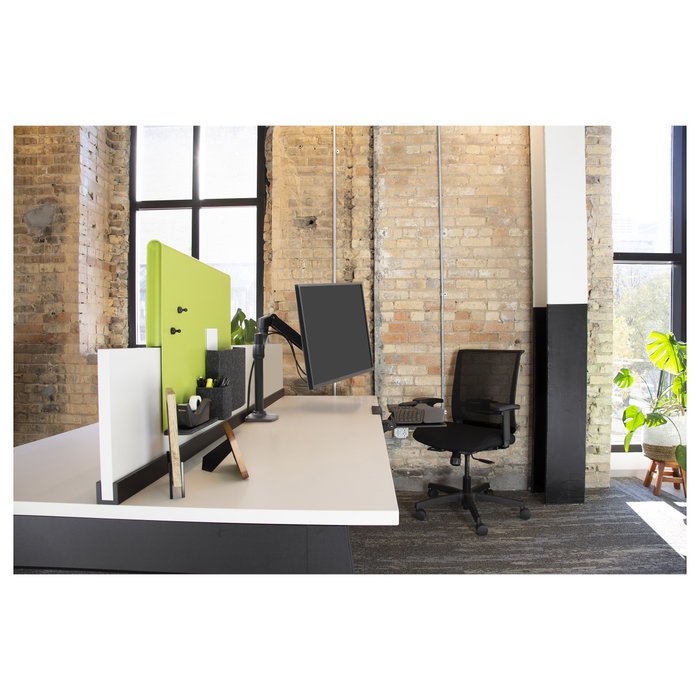 Ergotron LX Monitor Arm de Mesa con Poste Alto, Negro, para Pantallas de hasta 34" (86,4 cm)