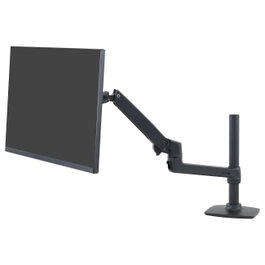 Ergotron LX Monitor Arm de Mesa con Poste Alto, Negro, para Pantallas de hasta 34" (86,4 cm)