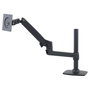 Ergotron LX Monitor Arm de Mesa con Poste Alto, Negro, para Pantallas de hasta 34" (86,4 cm)