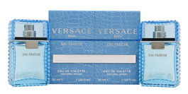 Versace Man Eau Fraiche Set de Regalo 2 x 30ml EDT Vaporizador