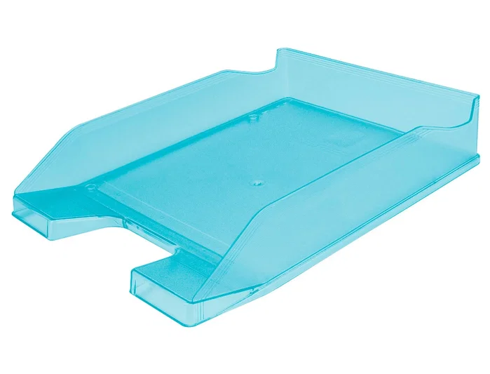 Q-connect Bandeja de Sobremesa de Plástico, Color Turquesa Transparente y Azul, Dimensiones 240x70x340 mm (370x270x210 mm) Q-connect Bandeja de Sobremesa de Plástico, Color Turquesa Transparente y Azul, Dimensiones 240x70x340 mm (370x270x210 mm)