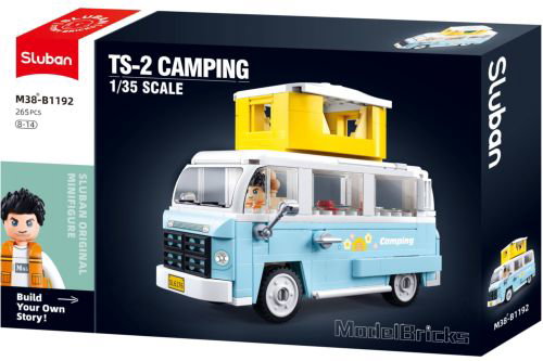 CUBIKA Furgoneta de Camping TS2 1/35 265 PZS MODEL BRICS