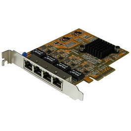 Startech.com Tarjeta Red 4X RJ45 Gigabit PCI Express con 4 Puertos Ethernet 1Gbps RTL8111G