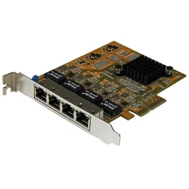StarTech.com Tarjeta de Red PCI Express Ethernet Gigabit con 4 Puertos RJ45 Interna Alámbrica 2000 Mbit/s