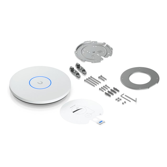 Ubiquiti U7-PRO-XGS Wifi 7 Punto de Acceso Inalámbrico 8600 Mbit/s, 10/100/1000/2500/5000/10000 Ethernet PoE++ Blanco