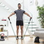 Pack Plataforma Vibratoria con Altavoz, Mando a Distancia y Bandas de Resistencia con Guía de Ejercicios InnovaGoods