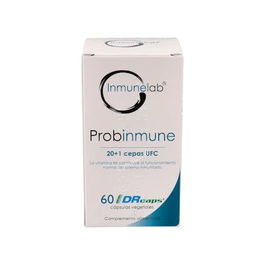 Inmunelab Probinmune 60 Cápsulas Simbiótico Probiótico con Vitamina B6 para Sistema Inmune y Salud Intestinal Vegano