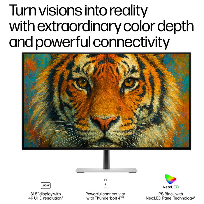 HP Serie 7 Pro Monitor 732xk 80 cm (31,5") 4K Ultra HD IPS Black 120 Hz con Thunderbolt 4, HDMI 2.1, DisplayPort 1.4 y Docking para Negocios HP Serie 7 Pro Monitor 732xk 80 cm (31,5") 4K Ultra HD IPS Black 120 Hz con Thunderbolt 4, HDMI 2.1, DisplayPort 1.4 y Docking para Negocios