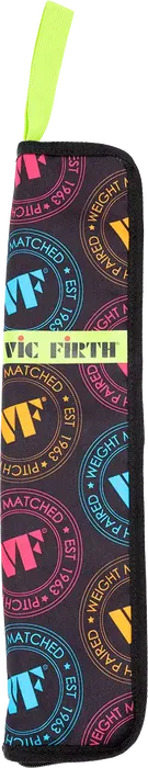 Vic Firth Funda Baquetas Vf Essential Neon - Espacio para 4-5 pares, bolsillo interior, se cuelga de timbal