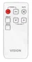 Vision TC3-AMP Amplificador de Audio Clase D 2x25W RMS 2.0 Canales para Hogar Sistema Integrado Montaje en Pared Blanco