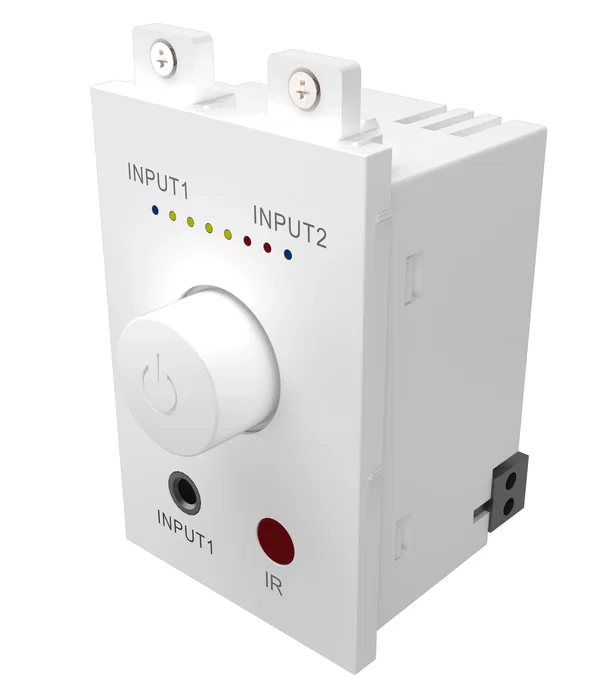 Vision TC3-AMP Amplificador de Audio Clase D 2x25W RMS 2.0 Canales para Hogar Sistema Integrado Montaje en Pared Blanco