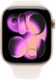 Apple Watch Series 11 GPS 46mm Caja Aluminio Rose Gold Correa Sport Light Blush S/M