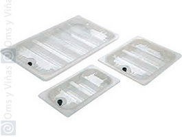 Gastro Vac Star Tapa de Vacío 1/2 GN, Válvula y Junta Incluidas, para Cocina, No Apto Lavavajillas