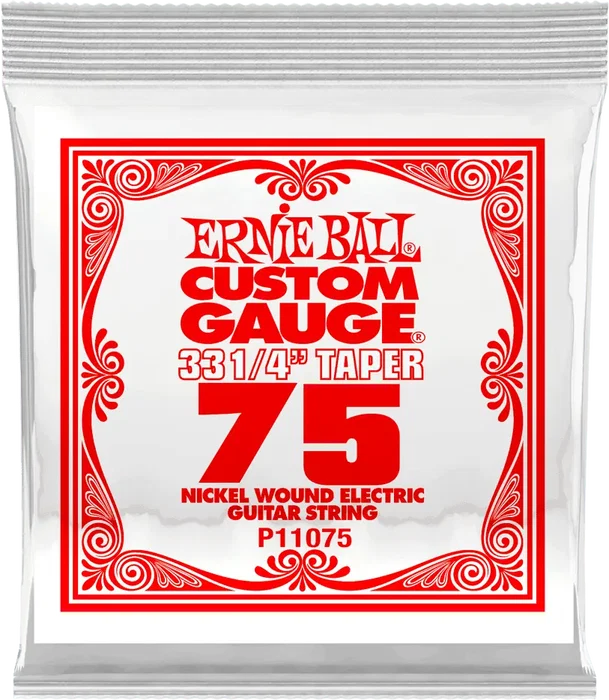 Ernie Ball Cuerda Eléctrica Slinky Extra Long .075 (Set de 3) (Set de 3) Ernie Ball Cuerda Eléctrica Slinky Extra Long .075 (Set de 3) (Set de 3)