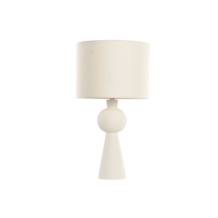 DKD Home Decor Lámpara de Sobremesa Bola en Color Crudo