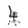 PIQUERAS Y CRESPO Silla de oficina Haches con mecanismo Sincro/Traslack, Gris y Negro