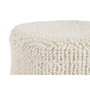 DKD Home Decor Reposapiés de Lana y Madera Crudo