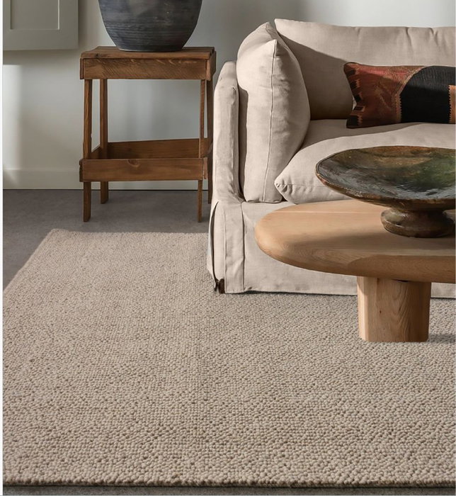 DKD Home Decor Carpets 2c25 Reposapiés Boho Crudo 40 x 40 x 40 cm