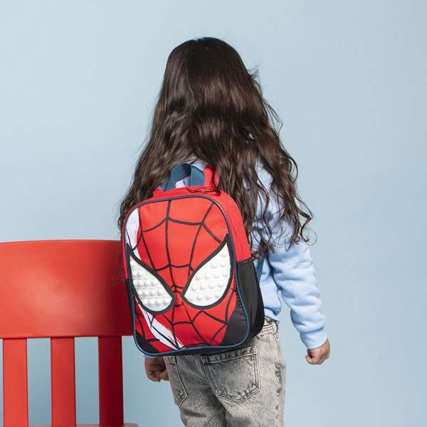 Cerdá Mochila Infantil Spider-Man, Mochila Niño con Personaje, 21.7 x 28.0 x 9.0 cm, Recomendada 2-8 Años, Color Rojo