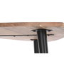 DKD Home Decor Mesa de Centro de Acacia y Metal 90x90x76 Natural