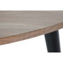 DKD Home Decor Mesa de Centro de Acacia y Metal 90x90x76 Natural