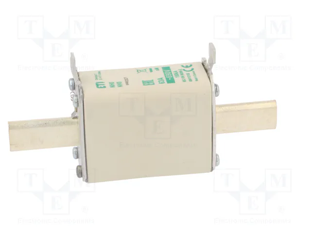 ETI POLAM Fusible NH0 de cerámica 63A 690VAC aM ETI POLAM Fusible NH0 de cerámica 63A 690VAC aM