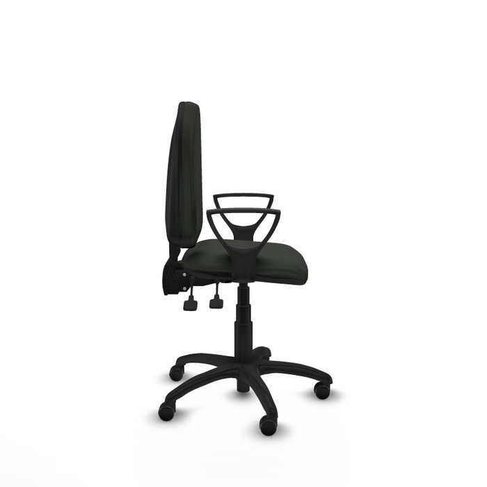 PIQUERAS Y CRESPO Silla de oficina Aýna con mecanismo Asincro, Tela Negra PIQUERAS Y CRESPO Silla de oficina Aýna con mecanismo Asincro, Tela Negra