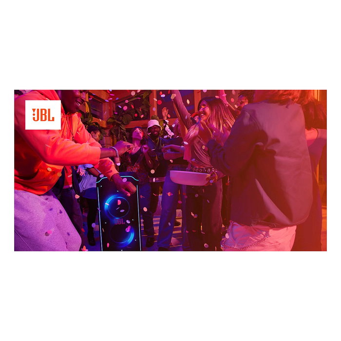 JBL PartyBox Ultimate Altavoz Party Bluetooth/Wi-Fi Portátil 1100W IPX4 con Ruedas, Asa y Luces LED