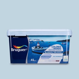 Bruguer Pintura Paredes y Techos Mediterráneo Azul Intermedio 4 l