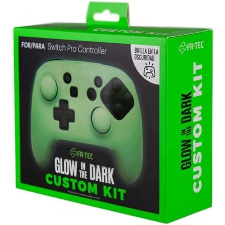 Fr-Tec Kit de Modificación Pro Controller con Interruptores Custom Glow in the Dark para Mejorar el Tacto y Evitar Manos Sudorosas