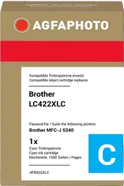 Agfa Photo Cartucho de tinta cian APB422XLC
