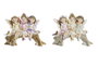 DKD Home Decor Figura de Resina de Hadas Multicolor Surtido de 2