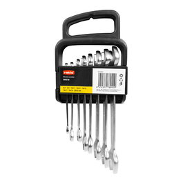 Ratio Juego de 8 Llaves Fijas Doble Boca en Medidas de 6 a 22 mm