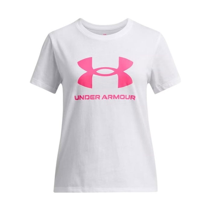 Camiseta de Manga Corta Infantil Under Armour Big Logo Blanco 11-12 Años Camiseta de Manga Corta Infantil Under Armour Big Logo Blanco 11-12 Años
