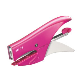 LEITZ Heftzange WOW 5531 Rosa Metálico